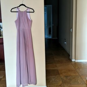 BHLDN dusty purple dress